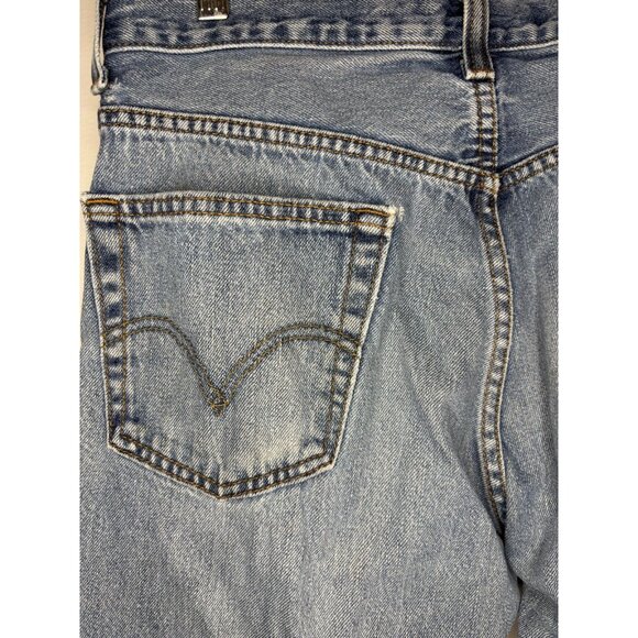 LEVI'S 505 Regular Fit 34x30 Mens Denim 5-Pocket Stretch - Picture 4 of 8